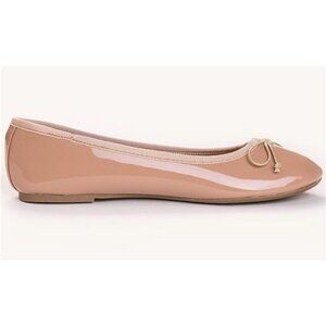 Fever Sole’s Women's Shoes Memory Foam Cushion Ballet Flat – Nude, Size 9